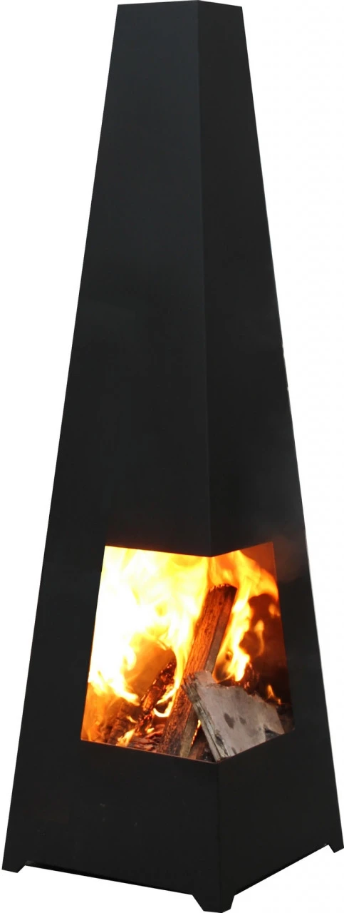 Outdoor/Garten Kamin Chacana Schwarz