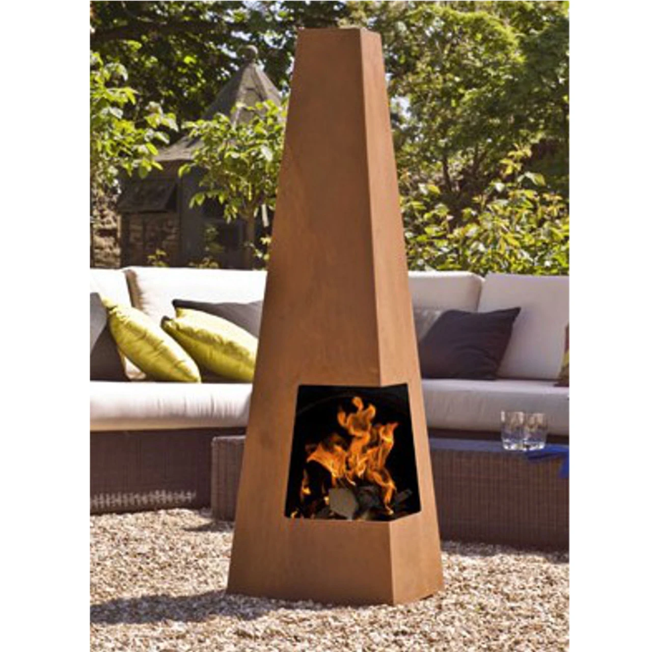 Outdoor/Garten Kamin Chacana Corten – Bild 2