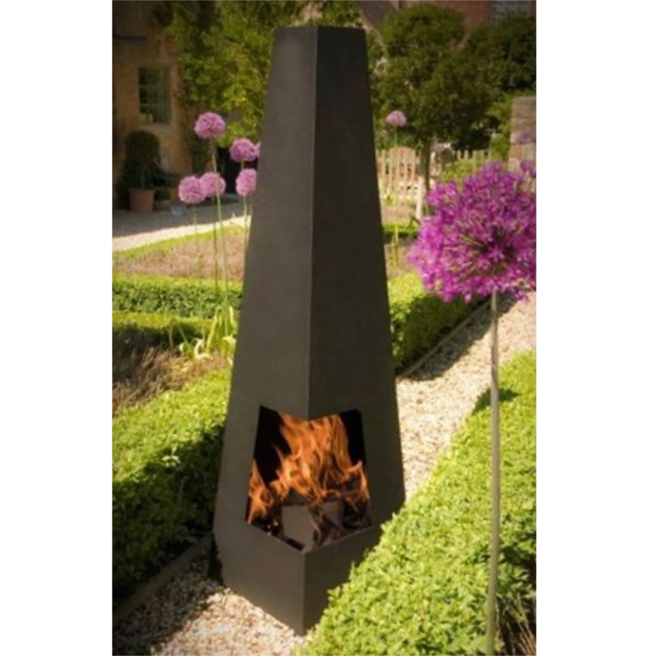 Outdoor/Garten Kamin Chacana Schwarz – Bild 3