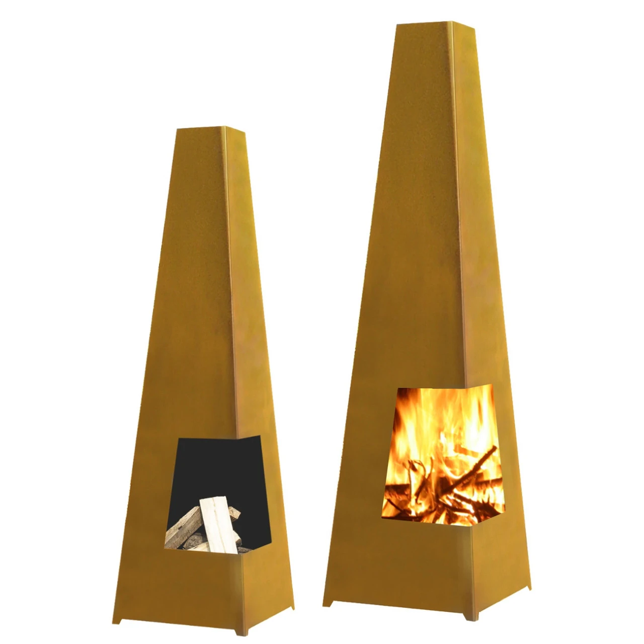 Outdoor/Garten Kamin Chacana Corten