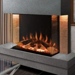 Elektrokamin Club 80HE 4in1 Einbaukassette Mit Wärmeleistung
