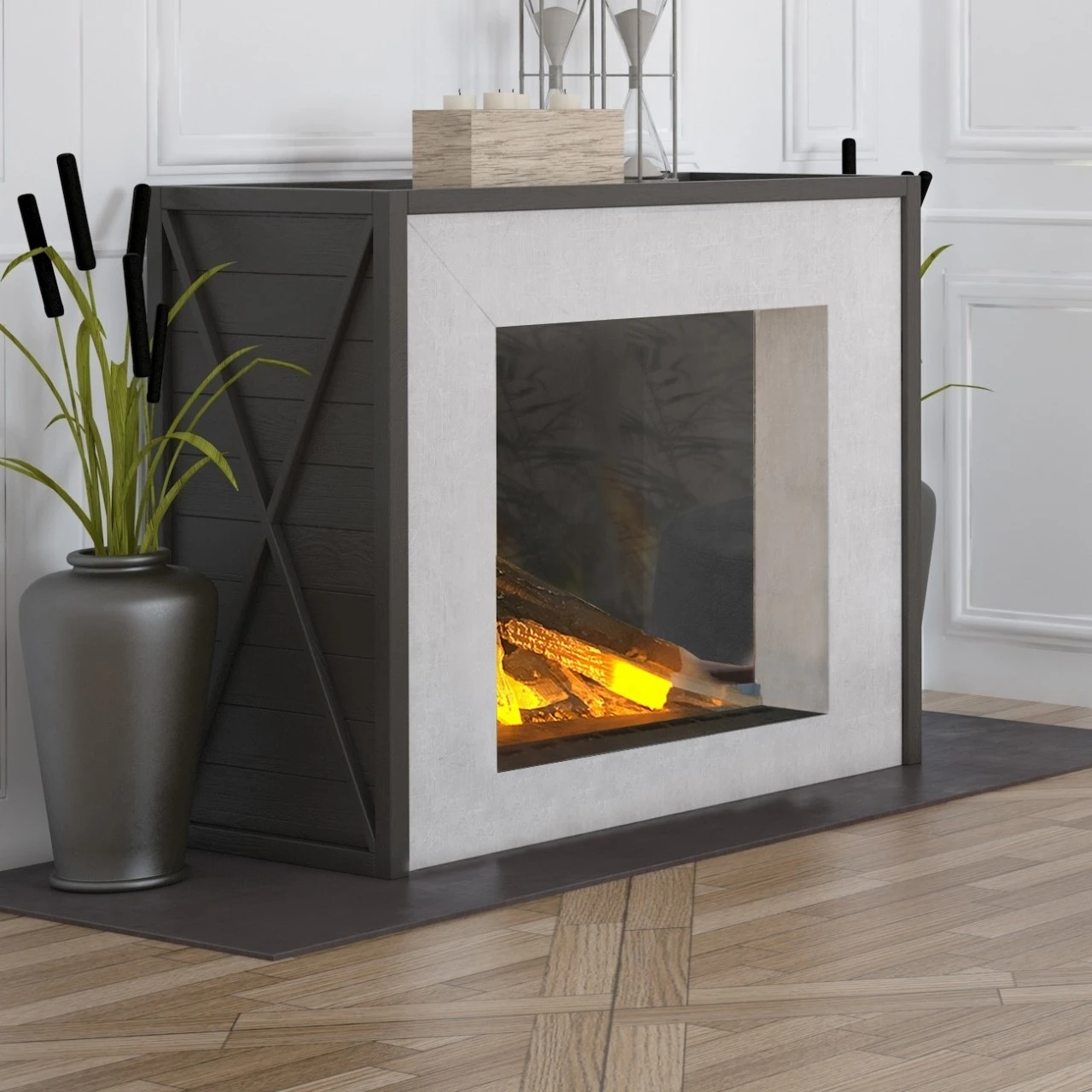 Elektrokamin Club 50E 4in1 Einbaukassette Mit Wärmeleistung – Bild 4