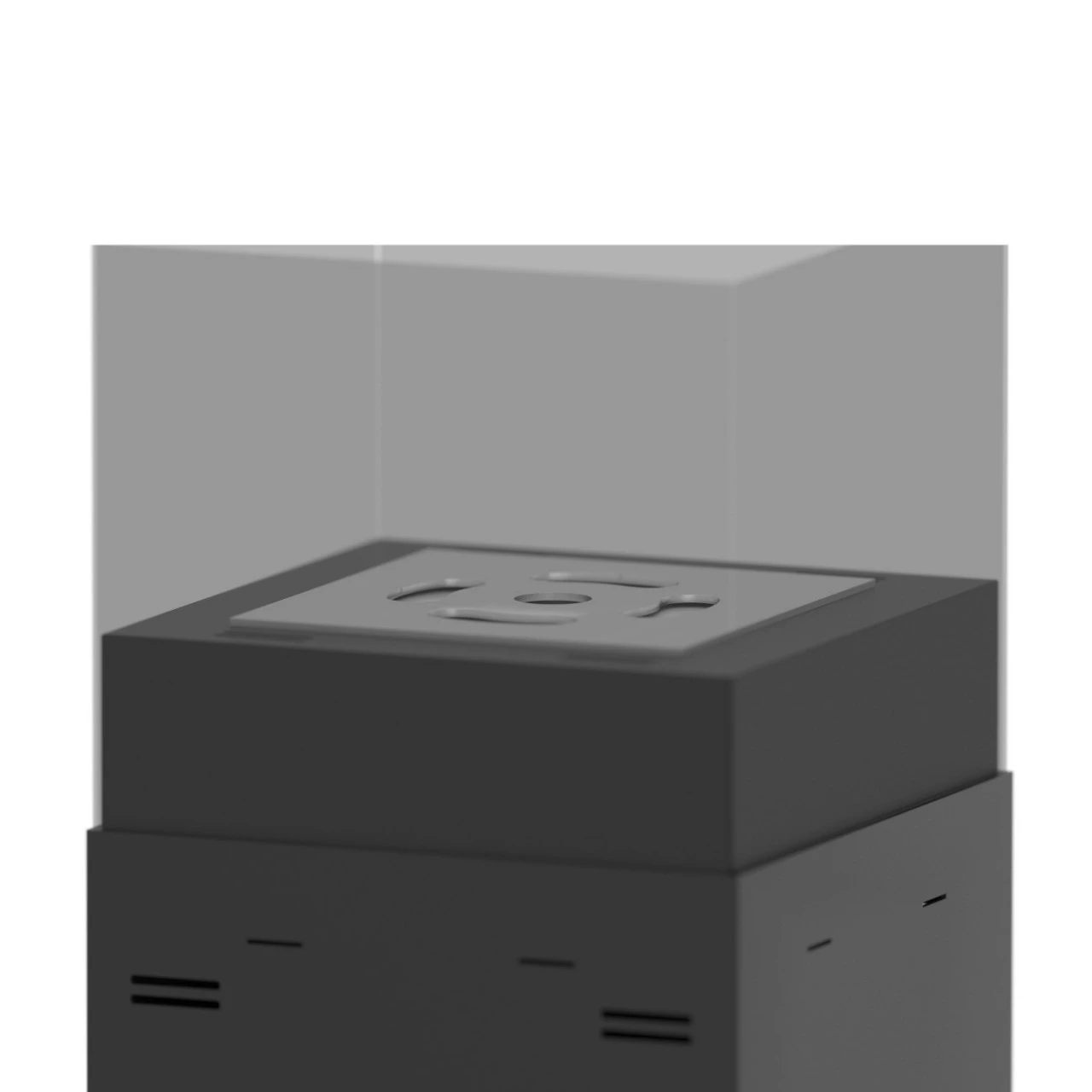 Instand 850 Schwarz Ethanolkamin Feuersäule – Bild 11