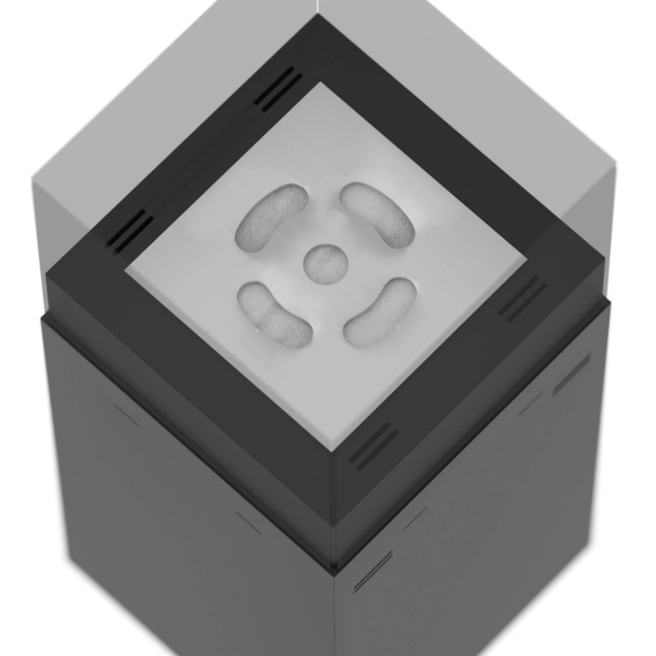 Instand 850 Schwarz Ethanolkamin Feuersäule – Bild 9