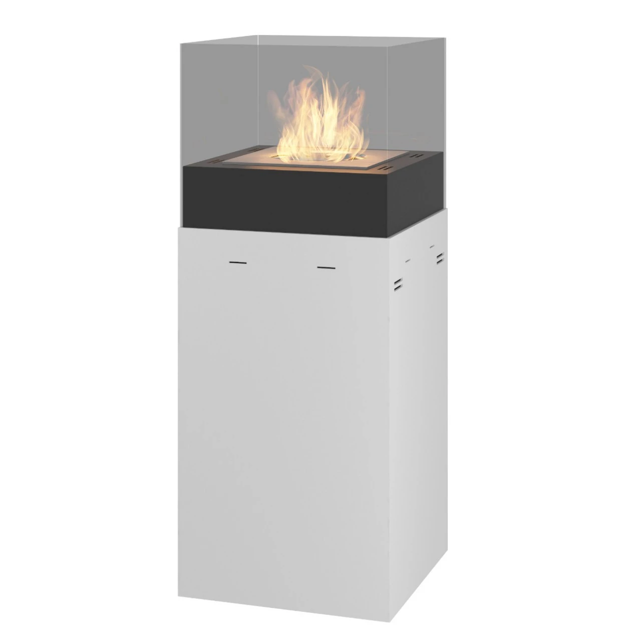 Instand 850 Weiß Ethanolkamin Feuersäule – Bild 4