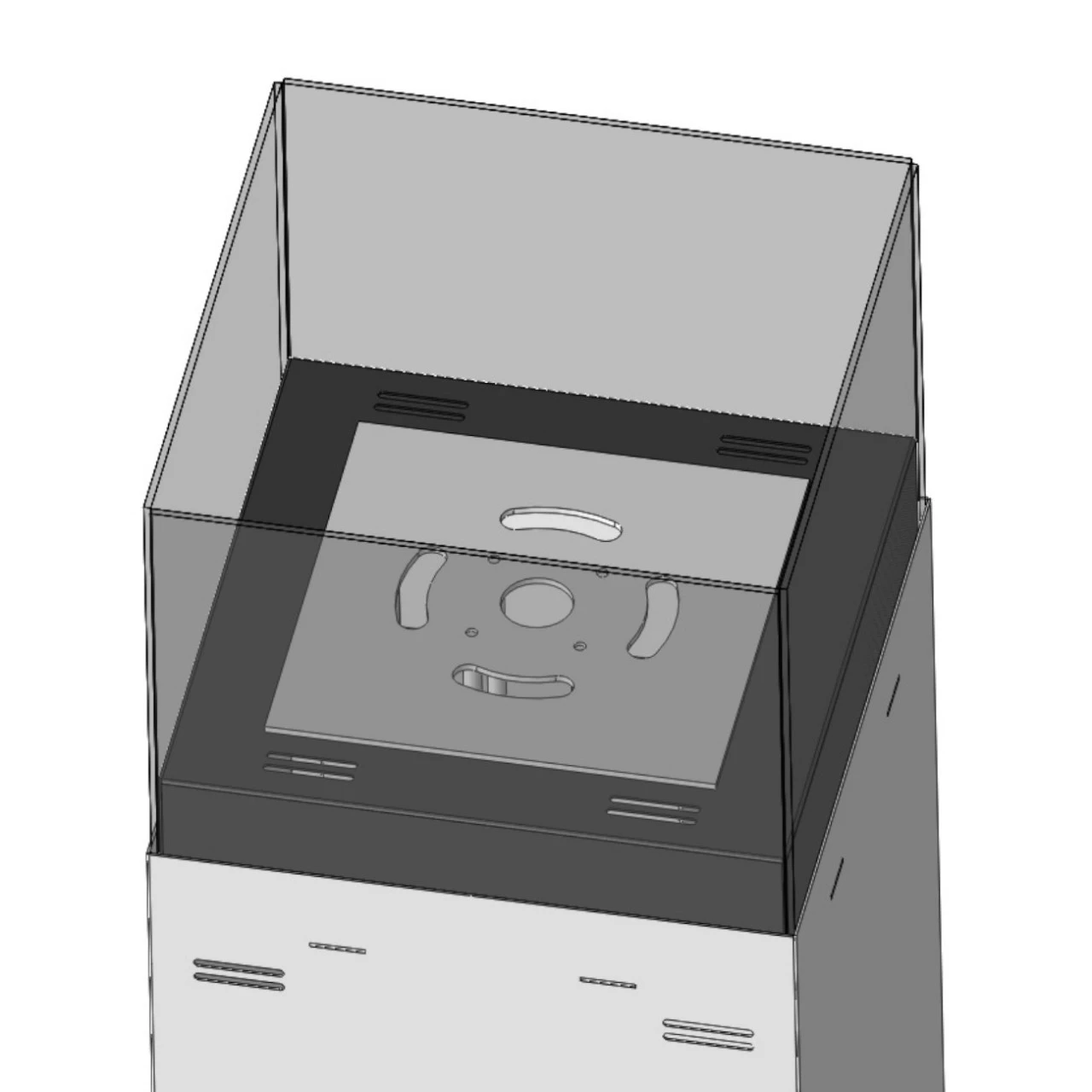 Instand 850 Weiß Ethanolkamin Feuersäule – Bild 6