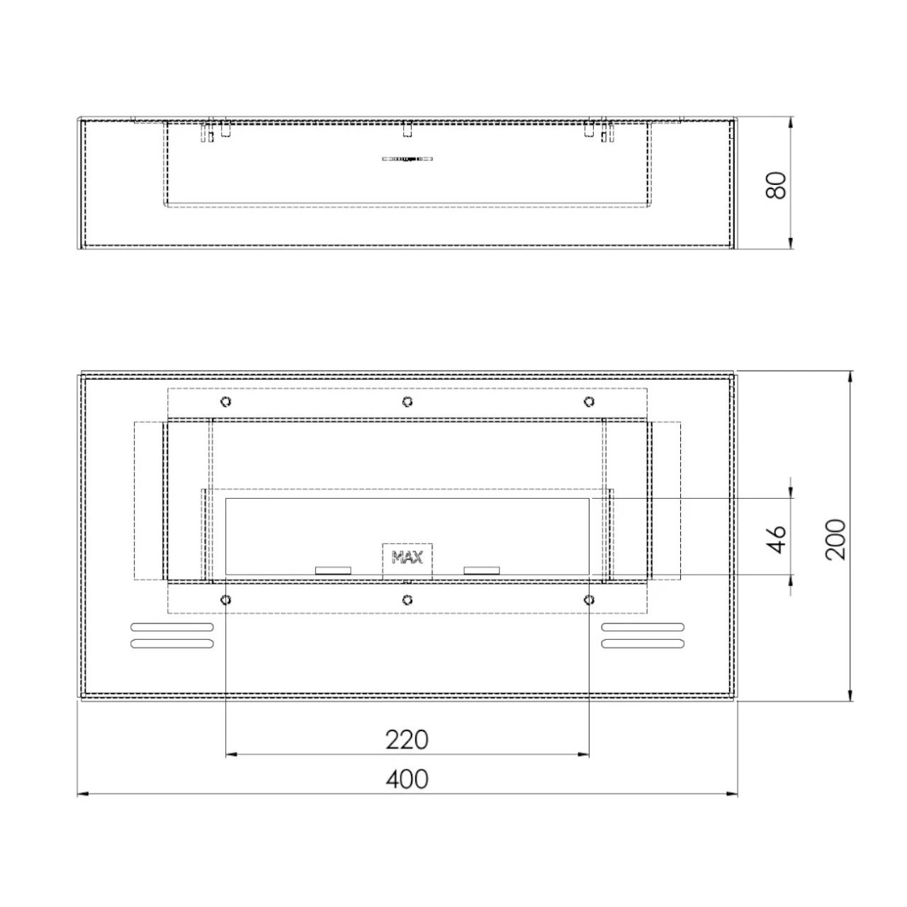 Simple Box 400 Ethanolkamin Kassette – Bild 5
