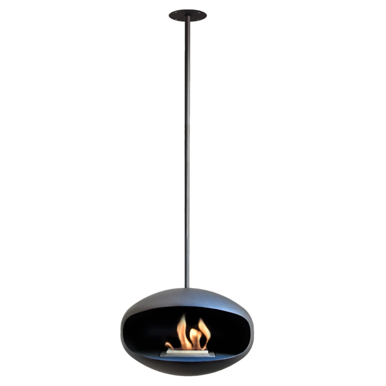 Cocoon Fires AERIS Ethanolkamin Deckenmontage Schwarz
