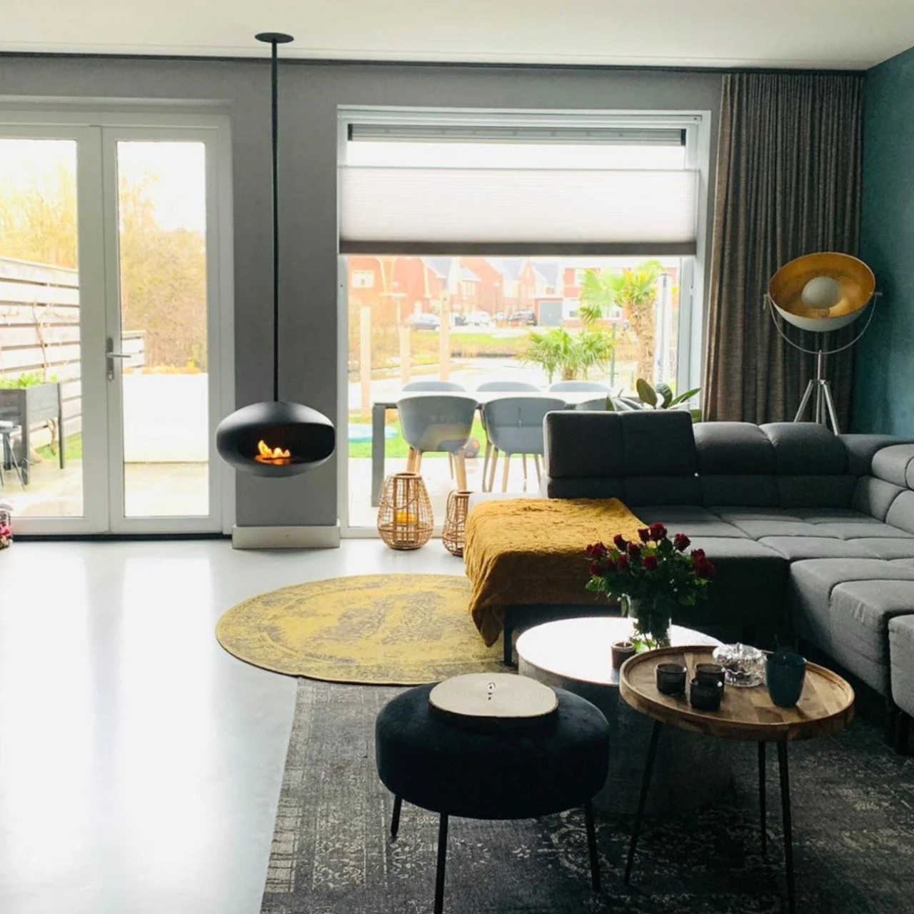 Cocoon Fires AERIS Ethanolkamin Deckenmontage Schwarz – Bild 8