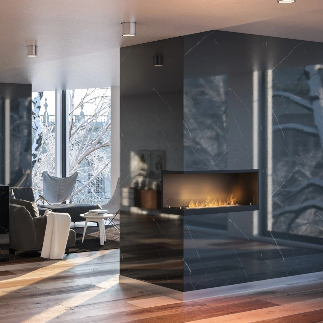 INSIDE L1100 Ethanolkamin Einbaukassette Ecke Links – Bild 8