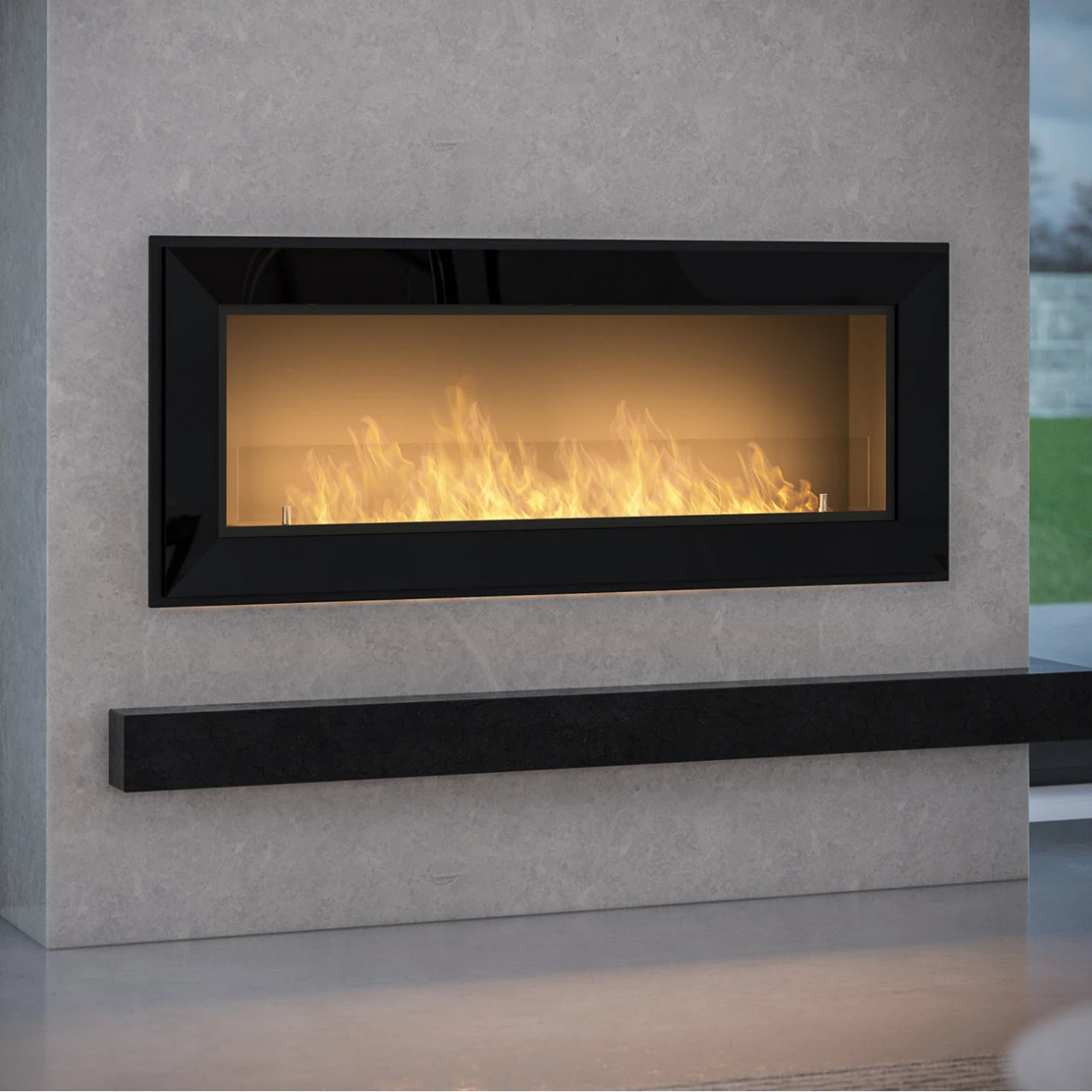 FRAME 1200 Ethanolkamin Einbaukassette Schwarz – Bild 3