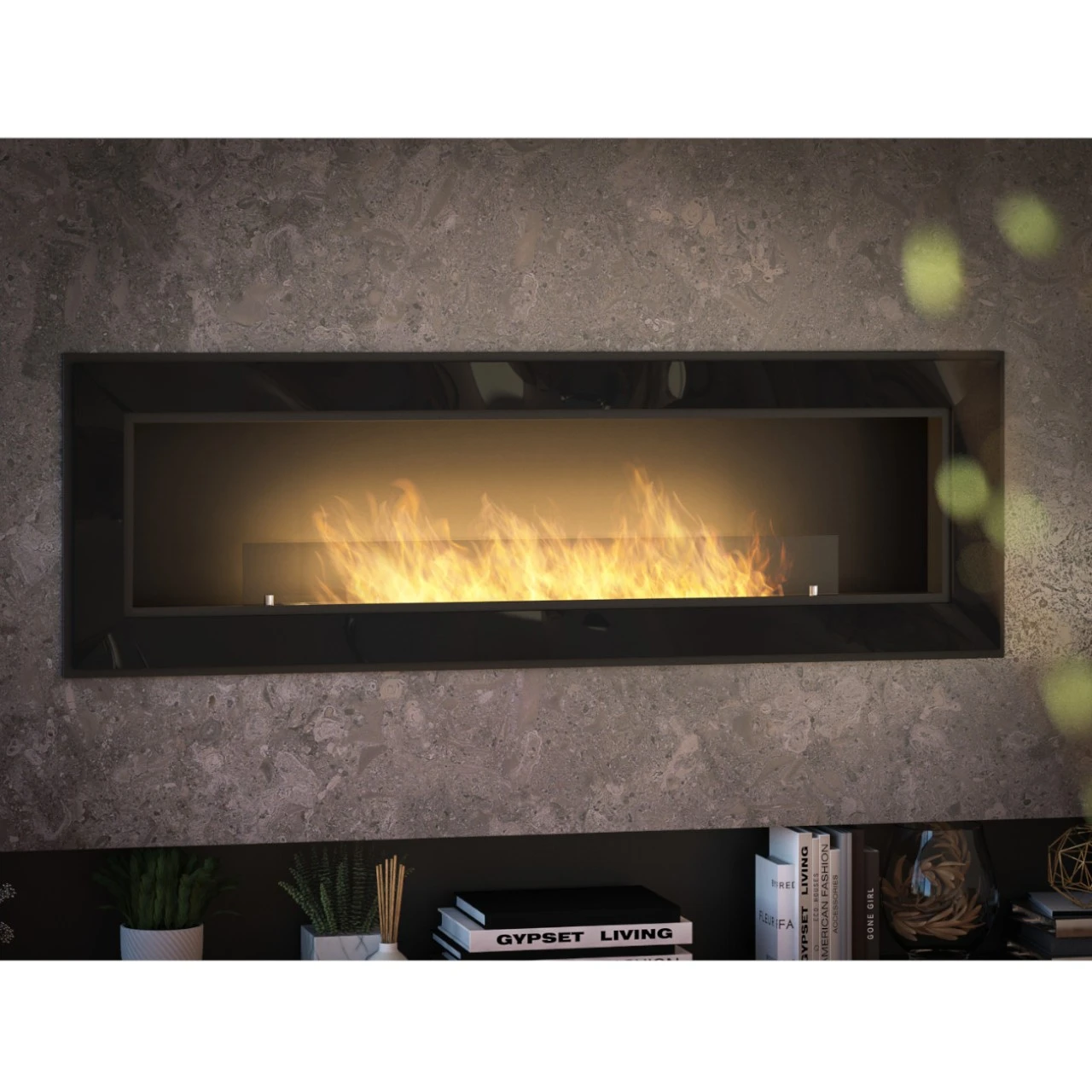 FRAME 1500 Schwarz Ethanolkamin Einbaukassette – Bild 2