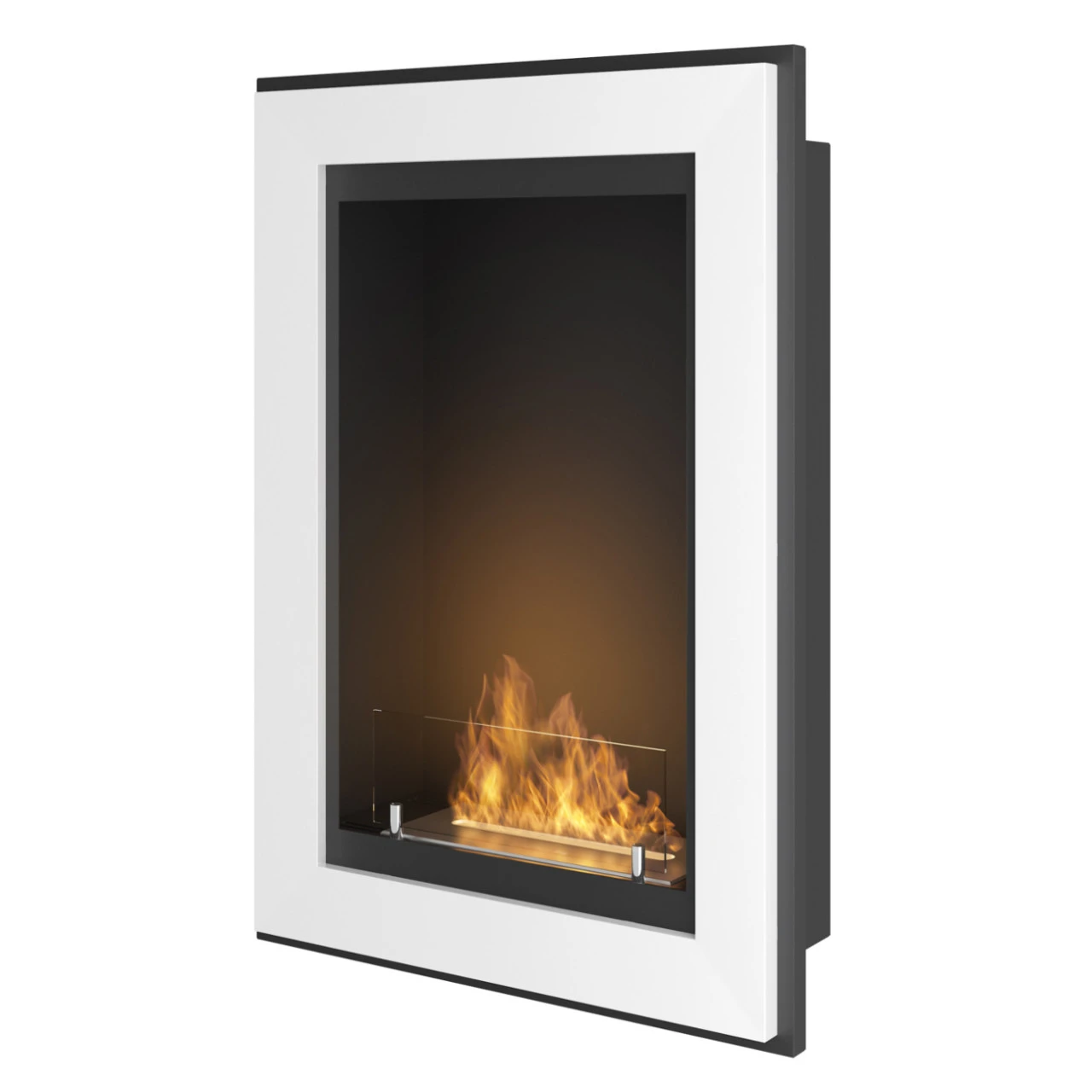 FRAME 550 Ethanolkamin Einbaukassette Weiß – Bild 2