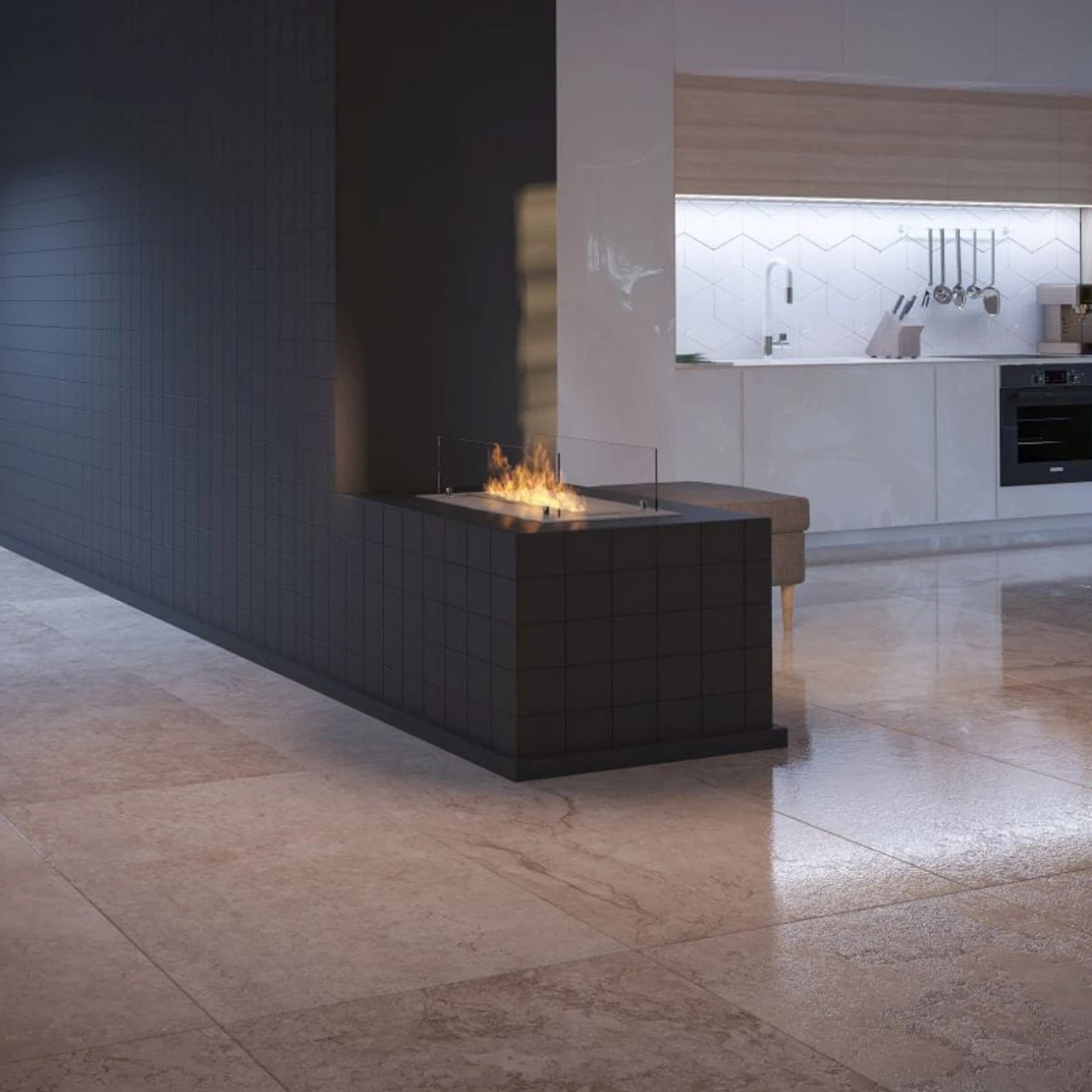 INSERT 600 Ethanolkamin Einbauprofil – Bild 13