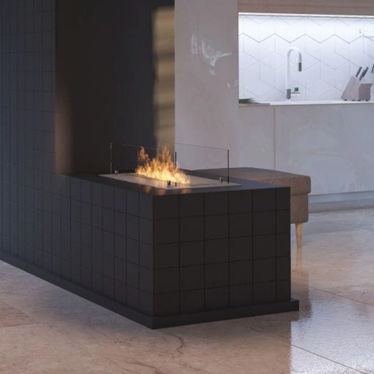 INSERT 600 Ethanolkamin Einbauprofil – Bild 12