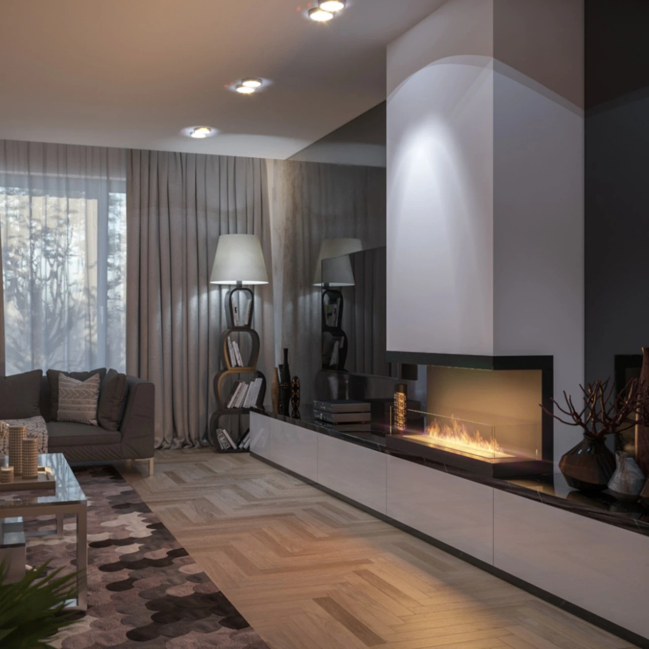 INSIDE C1000 2.0 Panorama Ethanolkamin Einbaukassette – Bild 9