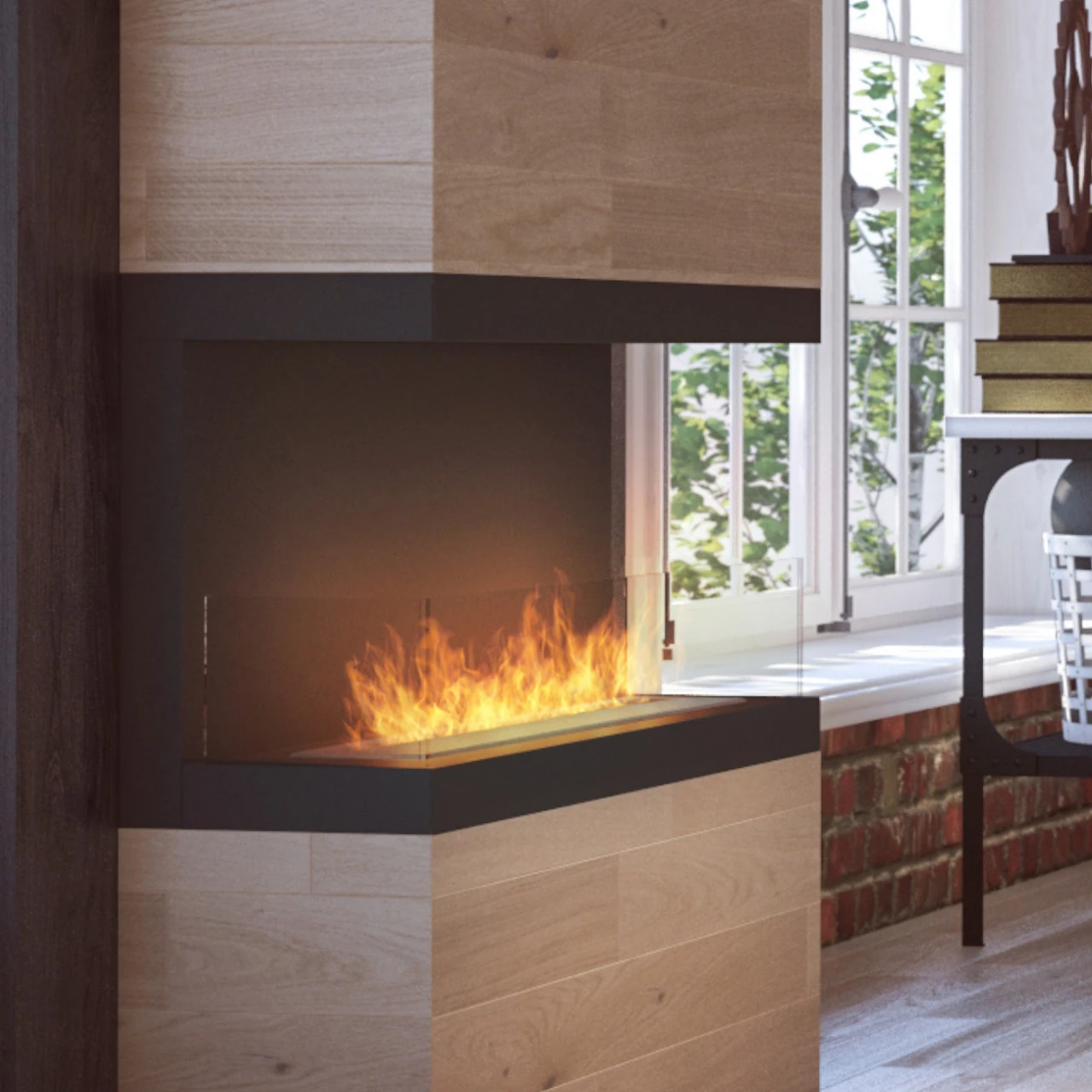 INSIDE C1000 2.0 Panorama Ethanolkamin Einbaukassette – Bild 3