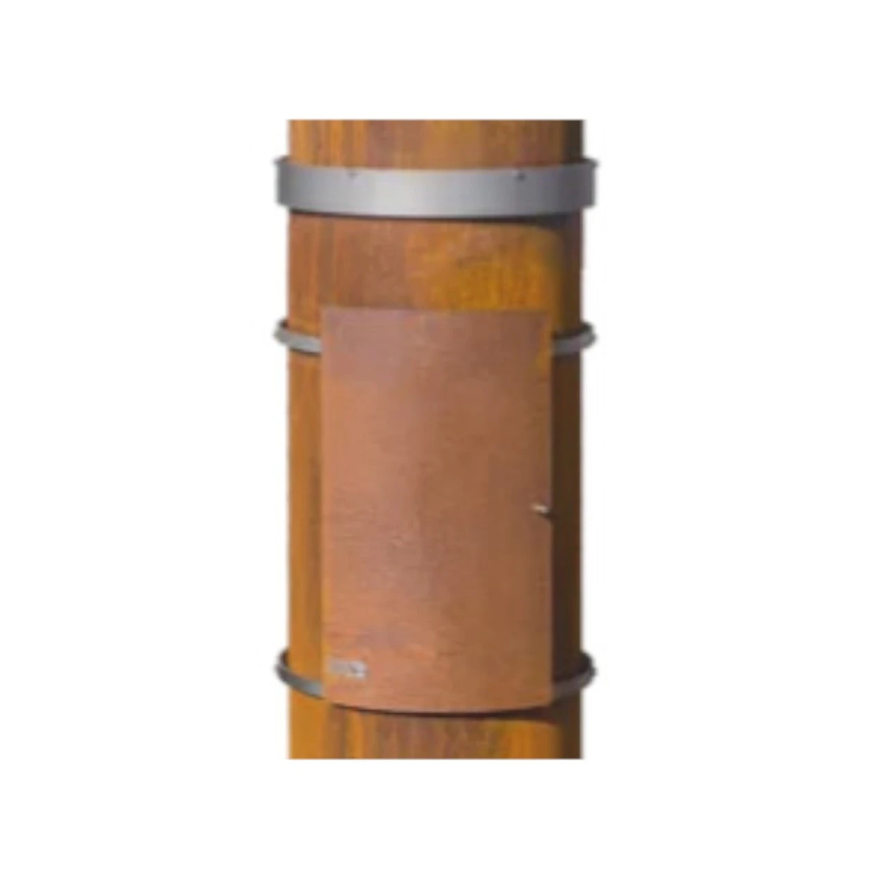 Gartenkamin Feuersäule TOWER Cortenstahl – Bild 6