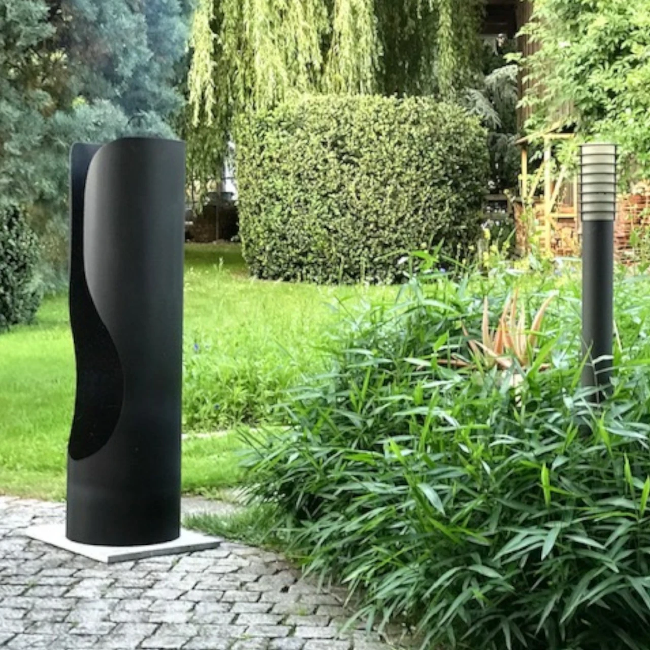 Outdoor/Garten Kamin Masaya Schwarz – Bild 3