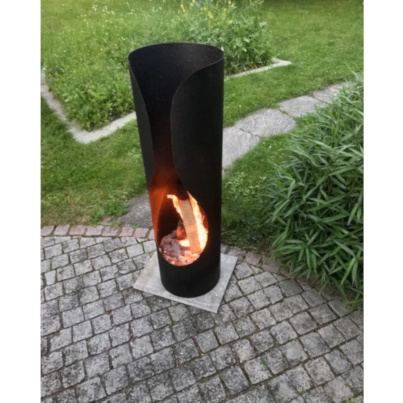 Outdoor/Garten Kamin Masaya Schwarz – Bild 2