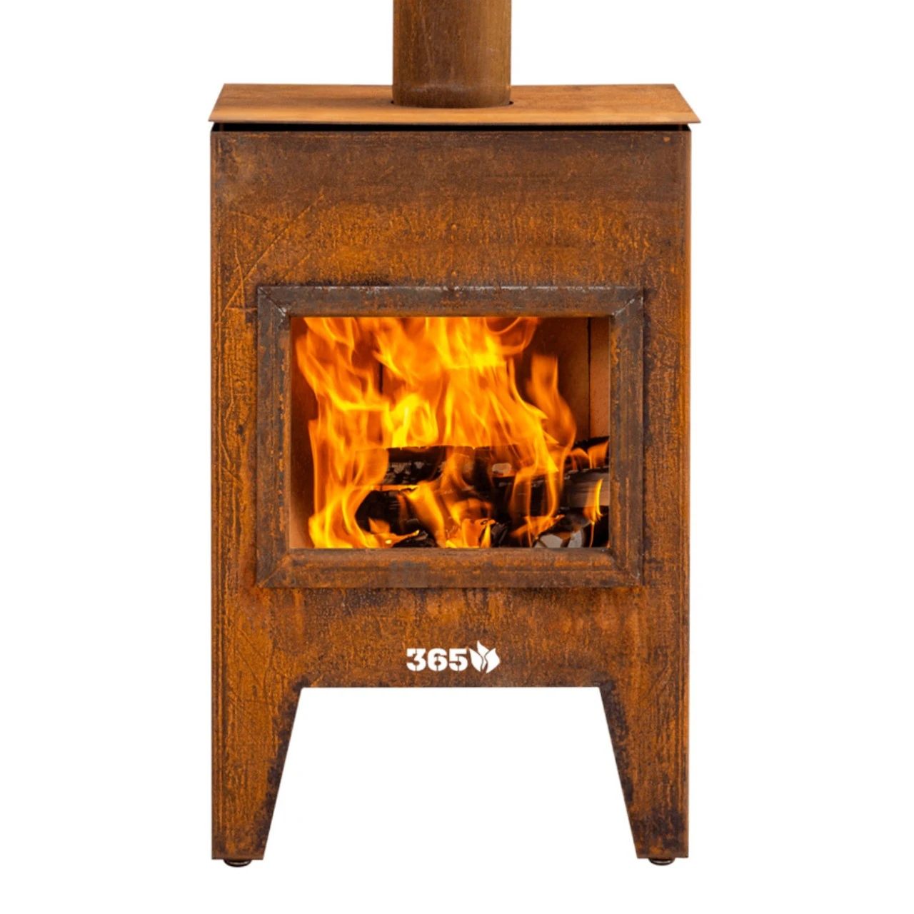 Gartenkamin JORIK Cortenstahl Mit Optionalem Grillrost