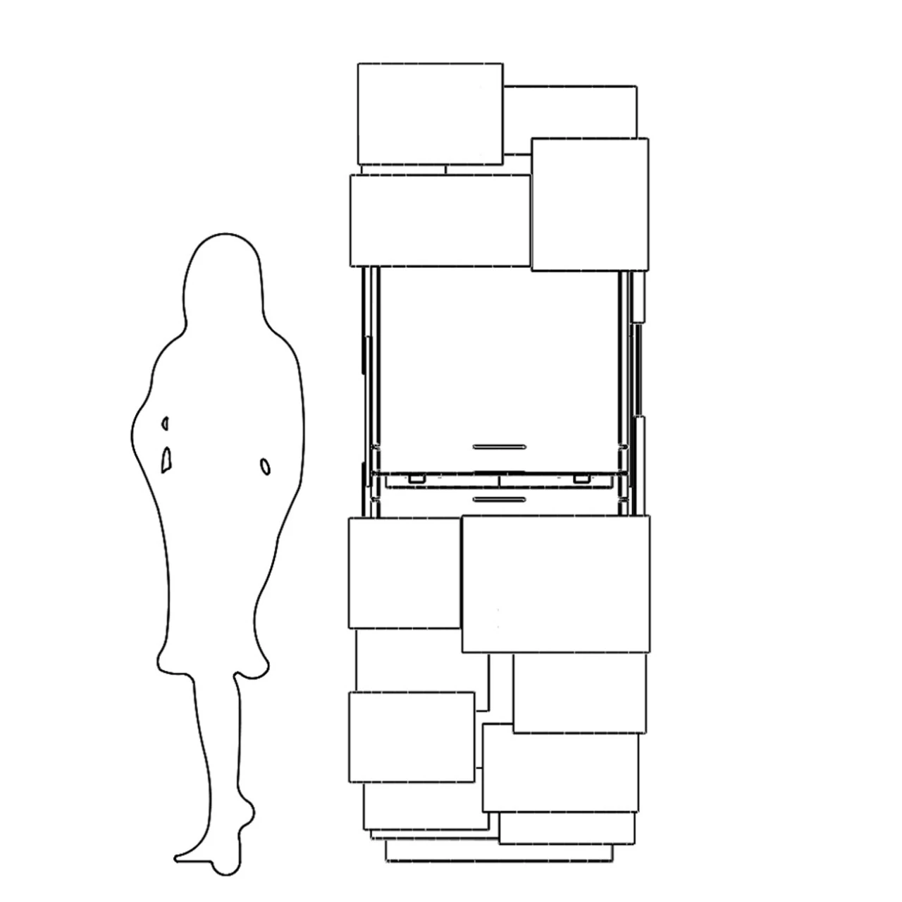 Intermezzo Designer Grill Gartenkamin Cortenstahl – Bild 15