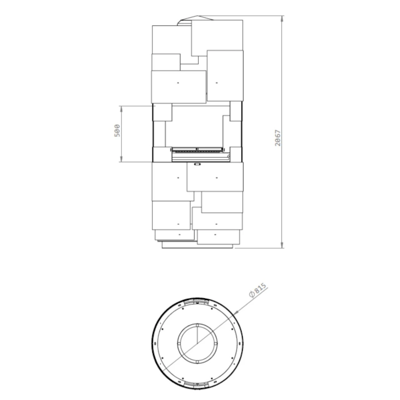 Intermezzo Designer Grill Gartenkamin Cortenstahl – Bild 14