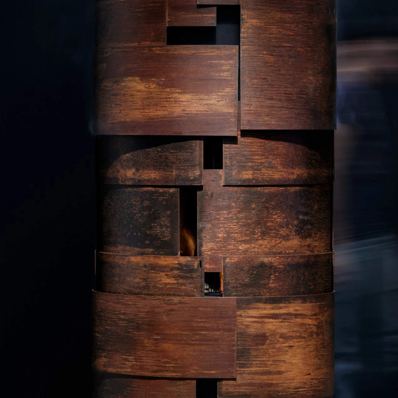 Intermezzo Designer Grill Gartenkamin Cortenstahl – Bild 2