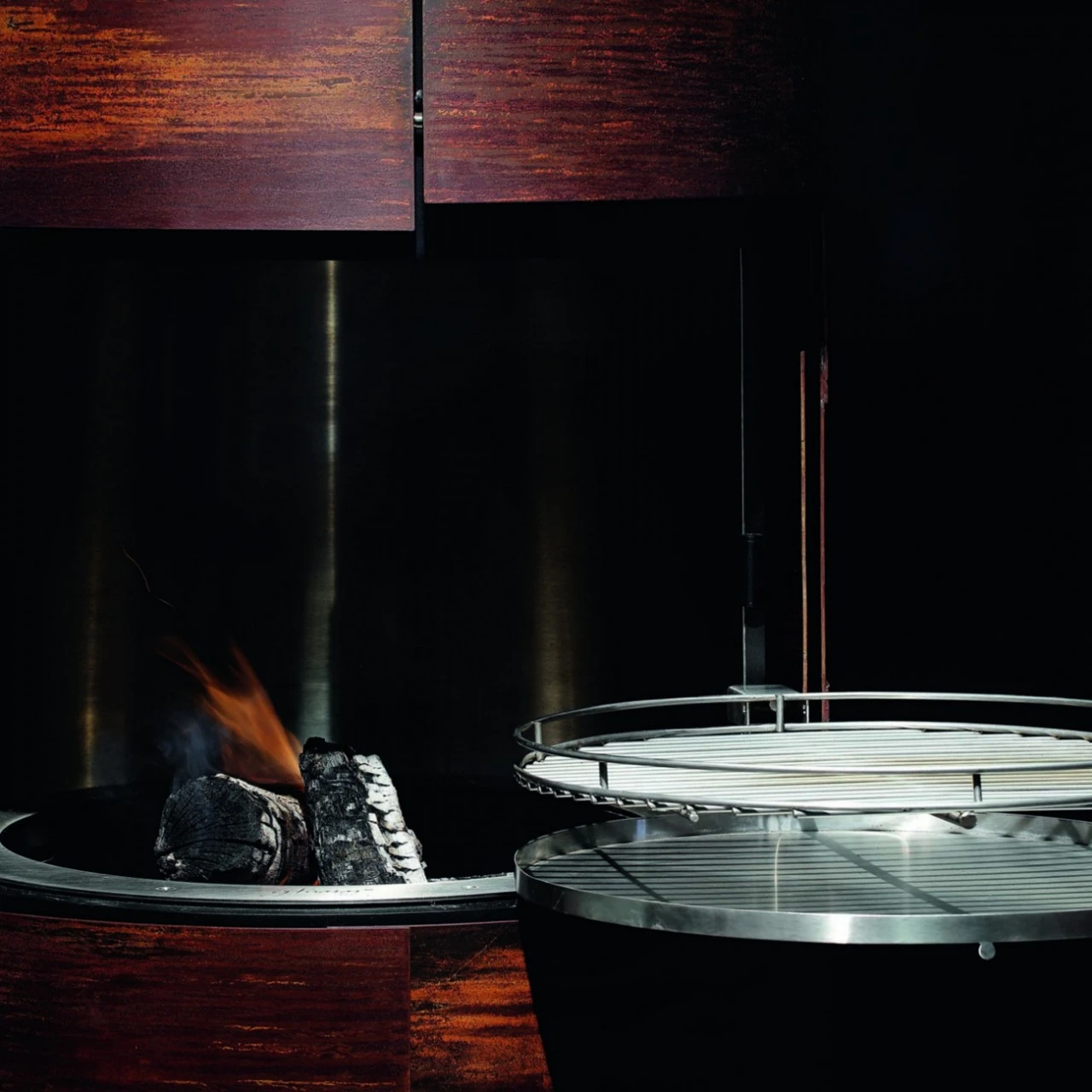 Intermezzo Designer Grill Gartenkamin Cortenstahl – Bild 4