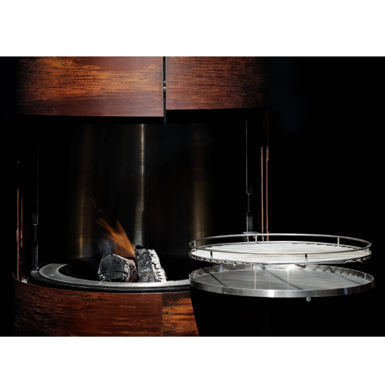 Intermezzo Designer Grill Gartenkamin Cortenstahl – Bild 6