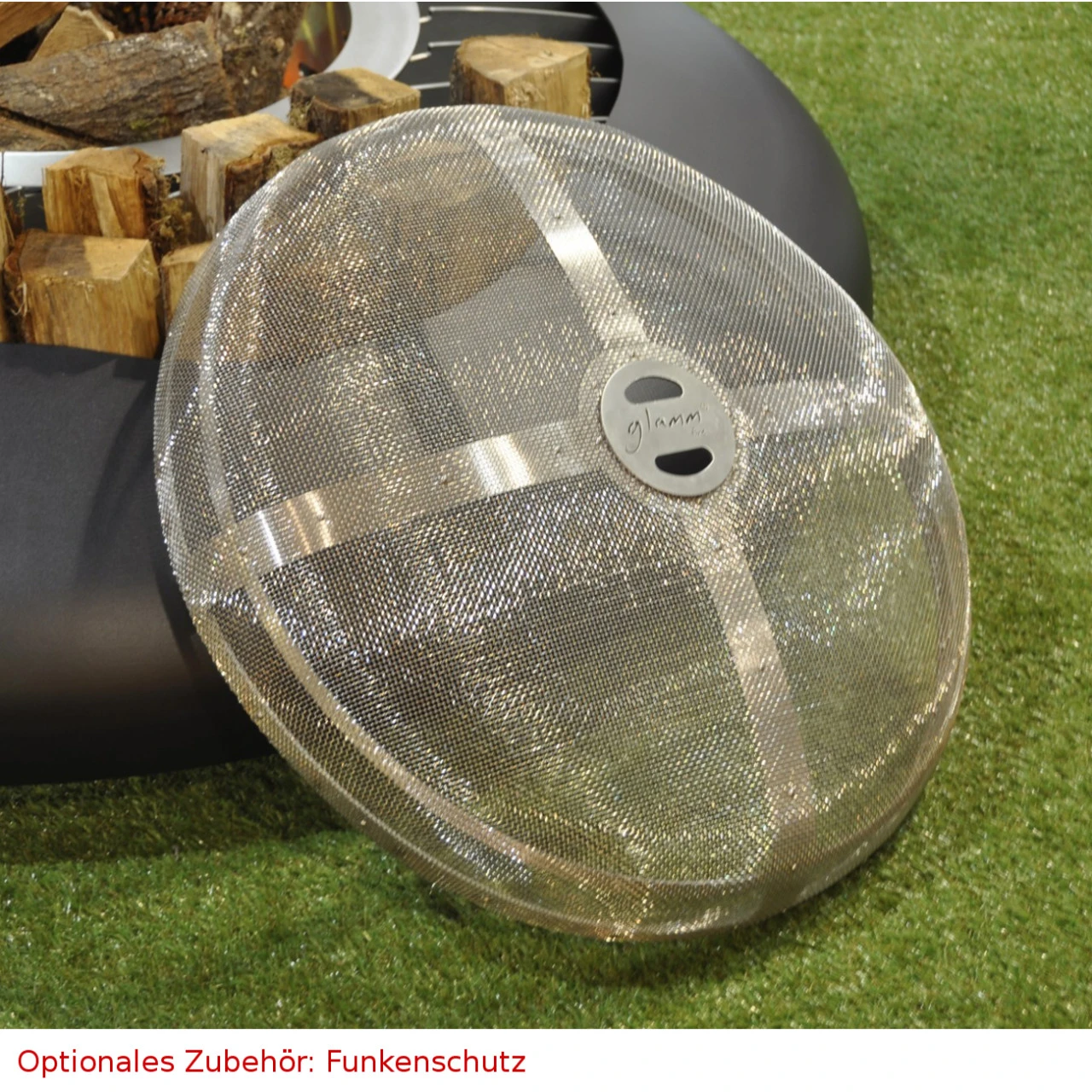 Mime Designer Feuerschale Gartenkamin Optionaler Grill – Bild 13