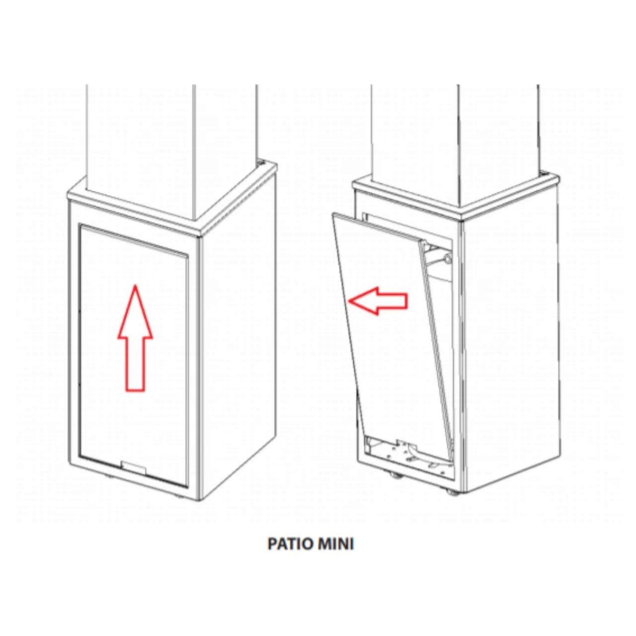 Patio Oxide Grigio Gasheizpilz Gasheizstrahler – Bild 16