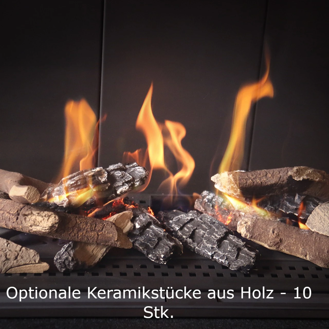 Patio Glas Schwarz Gasheizpilz Gasheizstrahler Gaskamin – Bild 19