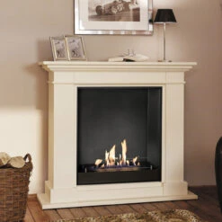 Kos Bioethanol Kamin Weiß