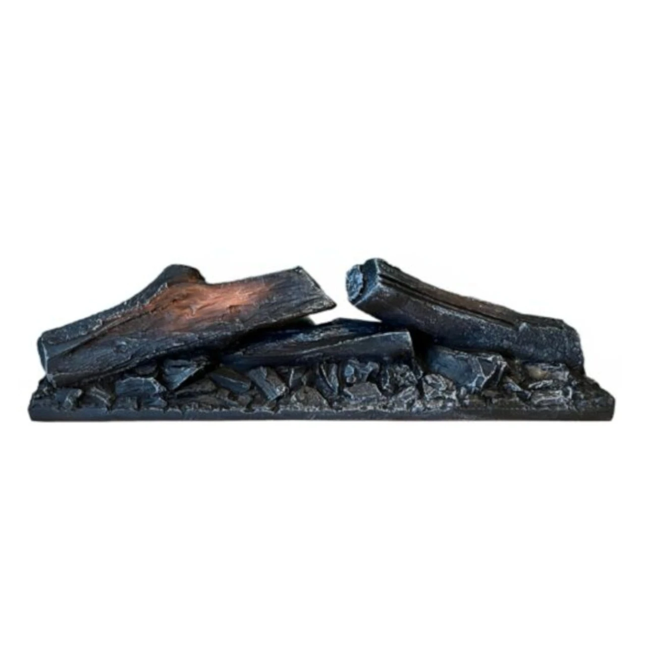 Kreta Levico Naturstein Weiß LED Kamin – Bild 9