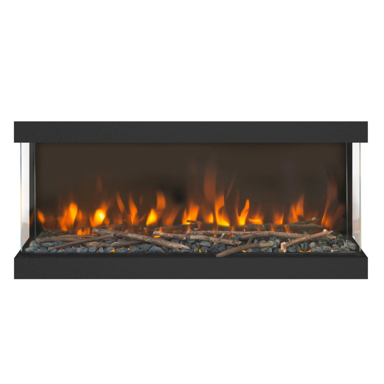 Disegno 3D XL 90 LED Elektrischer Wandkamin Weiß – Bild 6