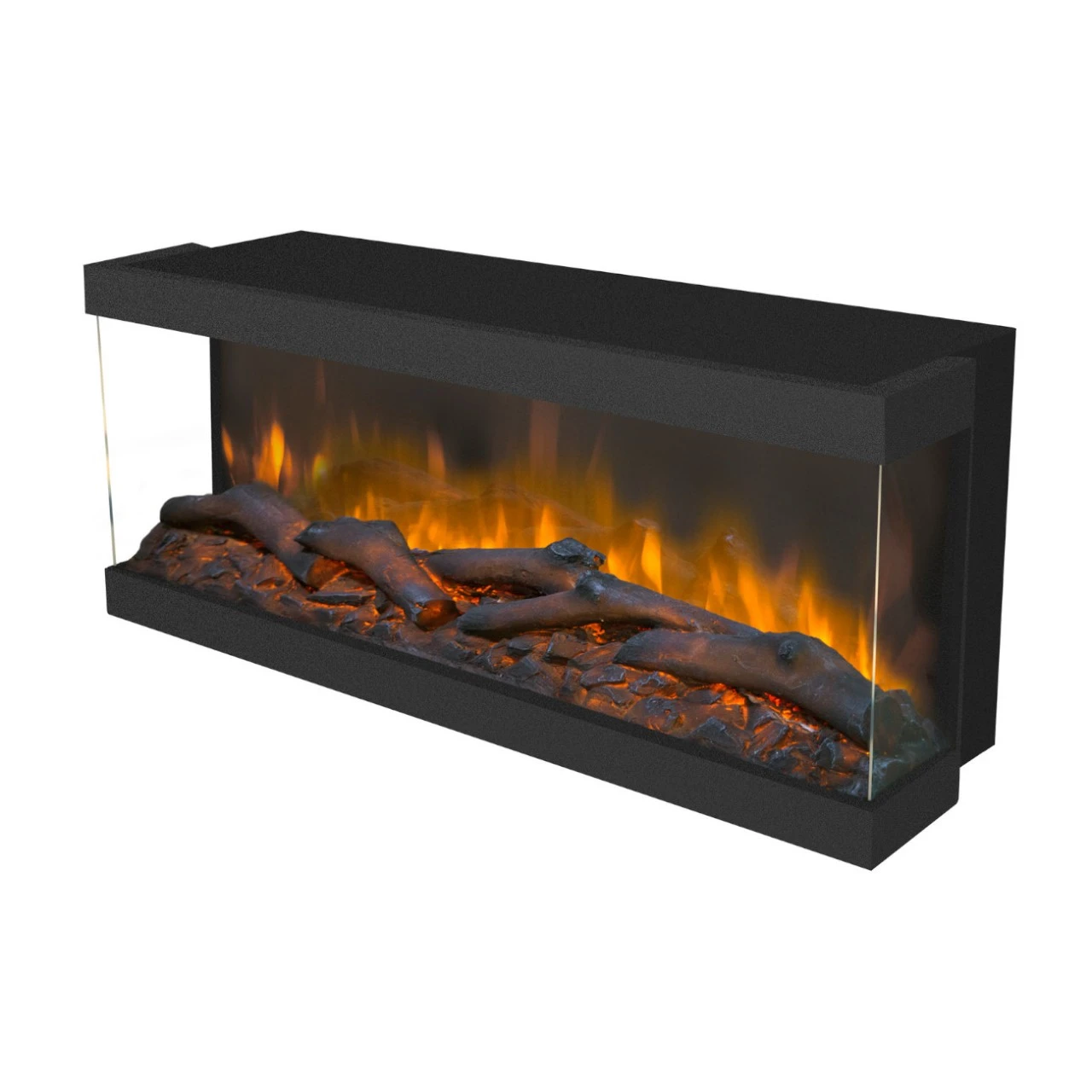 Levico 90 3D LED Kamineinsatz Einbaukamin – Bild 4