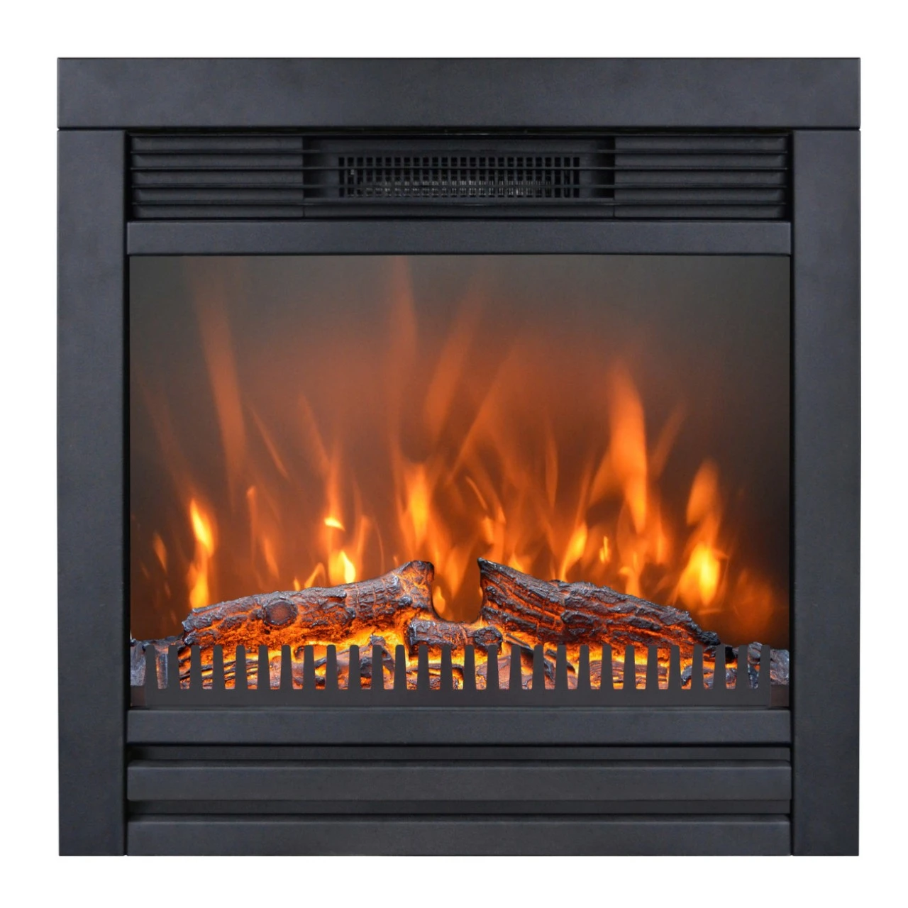 Kos Lucius LED Kamin Naturstein Schwarz – Bild 4