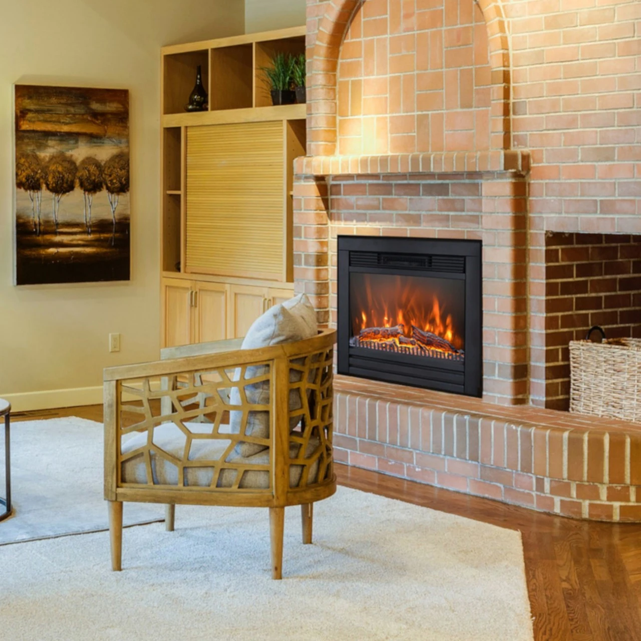 Lucius LED Kamineinsatz Einbaukamin – Bild 2