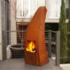 Outdoor/Garten Kamin Maca XXL Corten