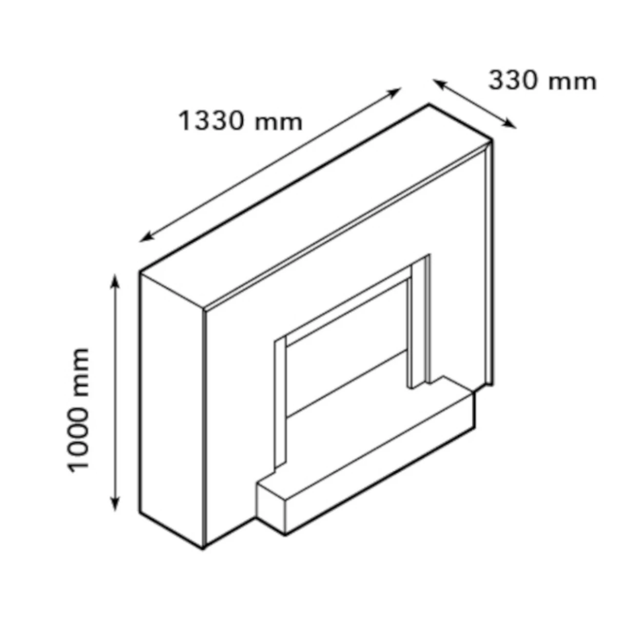 Marvik Levico LED Elektrischer Kamin – Bild 6