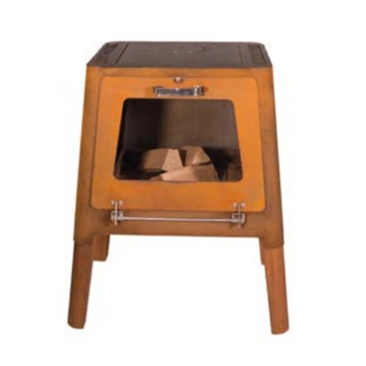 Nexo Pizza Holzofen Mit Grillplatte Cortenstahl – Bild 10