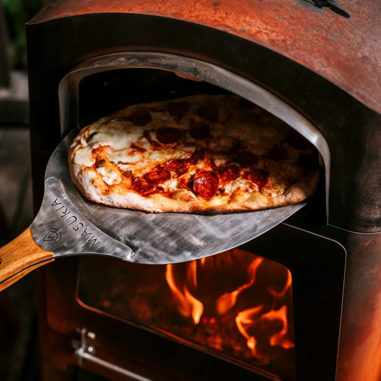 Nexo Pizza Holzofen Mit Grillplatte Schwarz – Bild 7