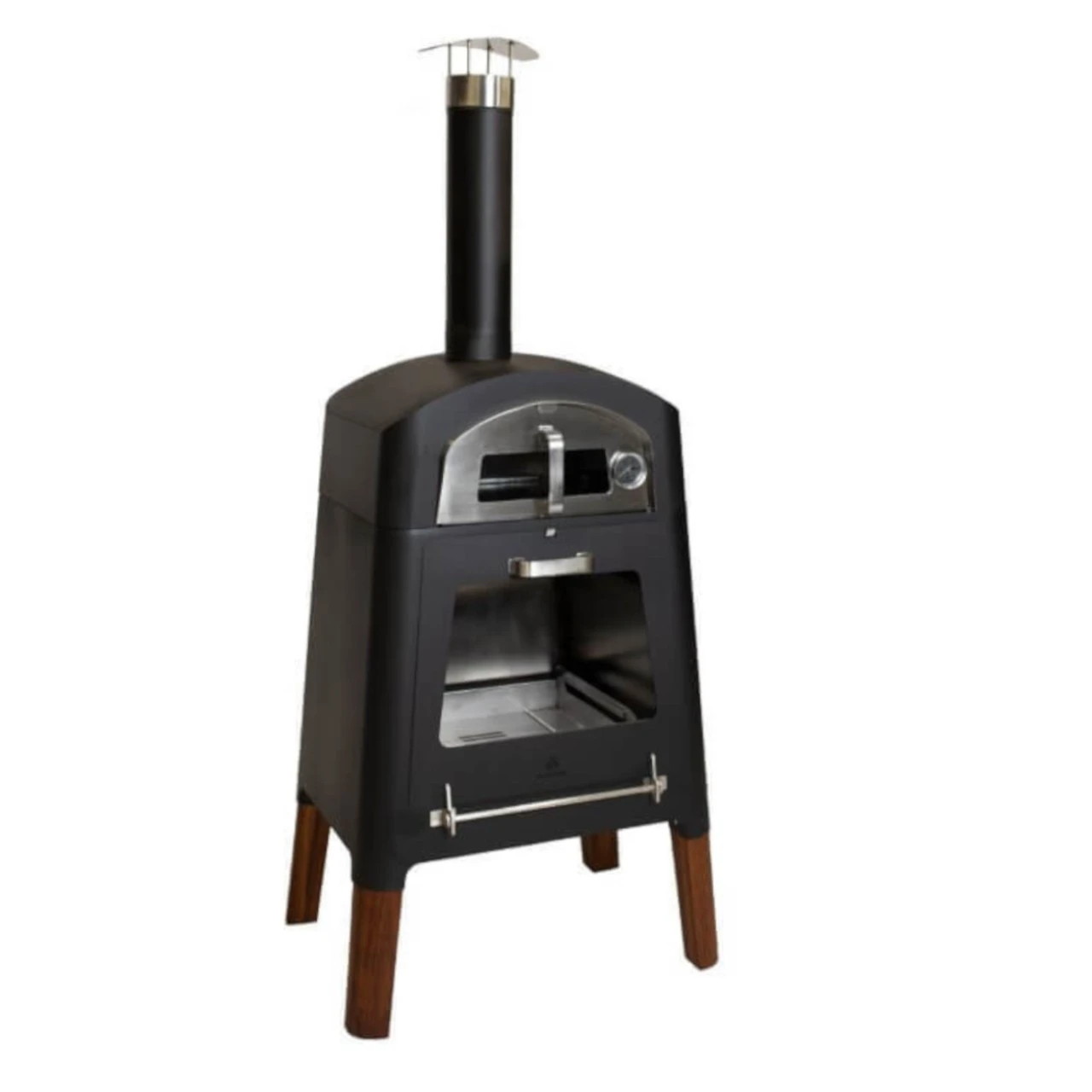 Nexo Pizza Holzofen Mit Grillplatte Schwarz – Bild 20