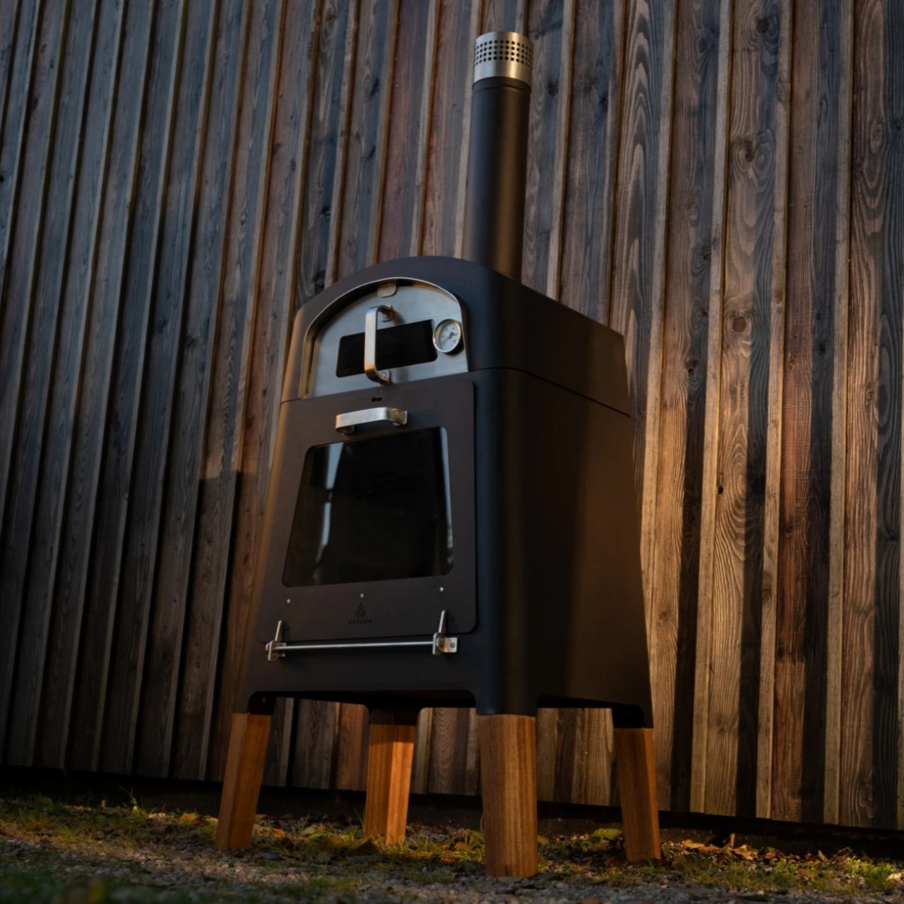 Nexo Pizza Holzofen Mit Grillplatte Schwarz – Bild 6