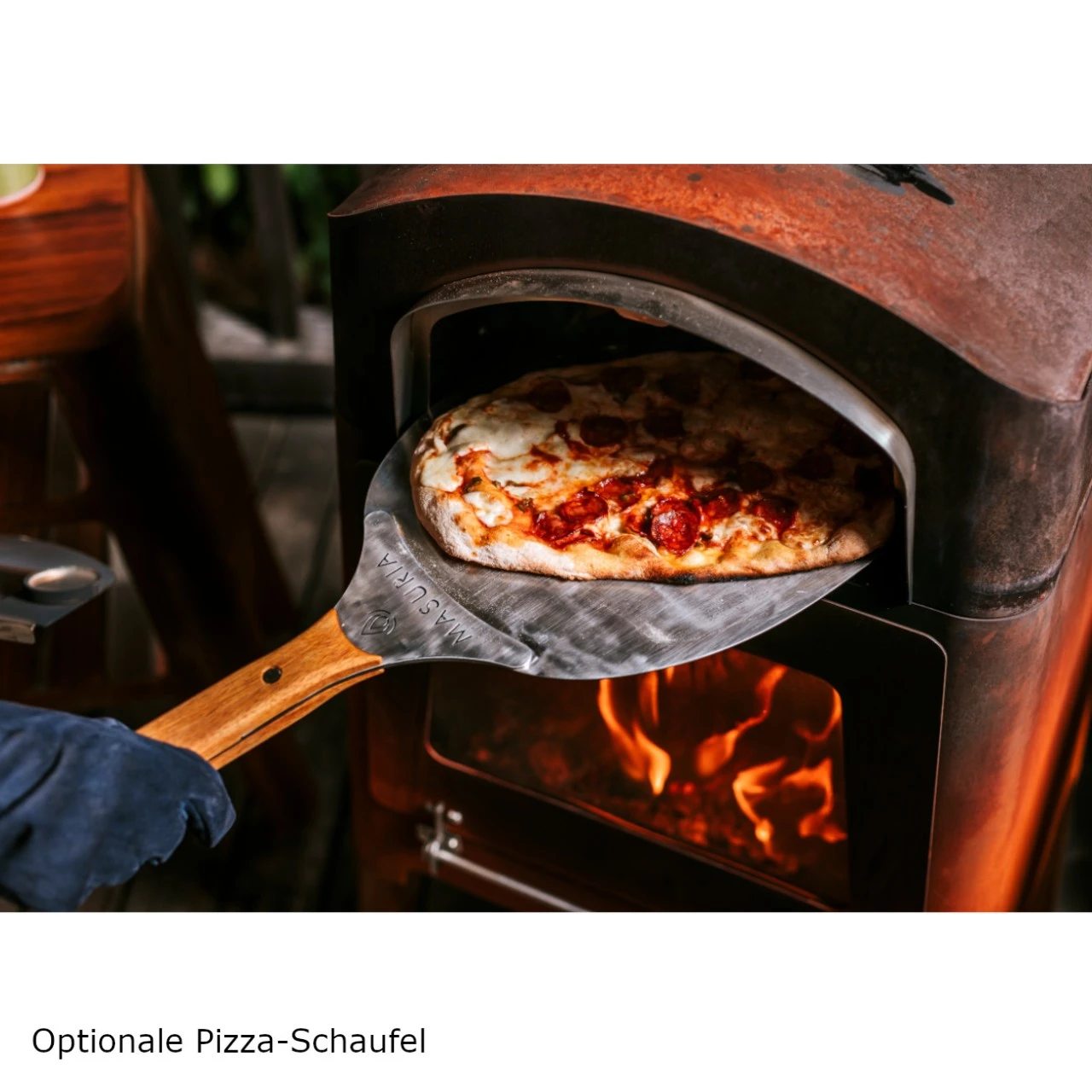 Nexo Pizza Holzofen Mit Grillplatte Cortenstahl – Bild 18