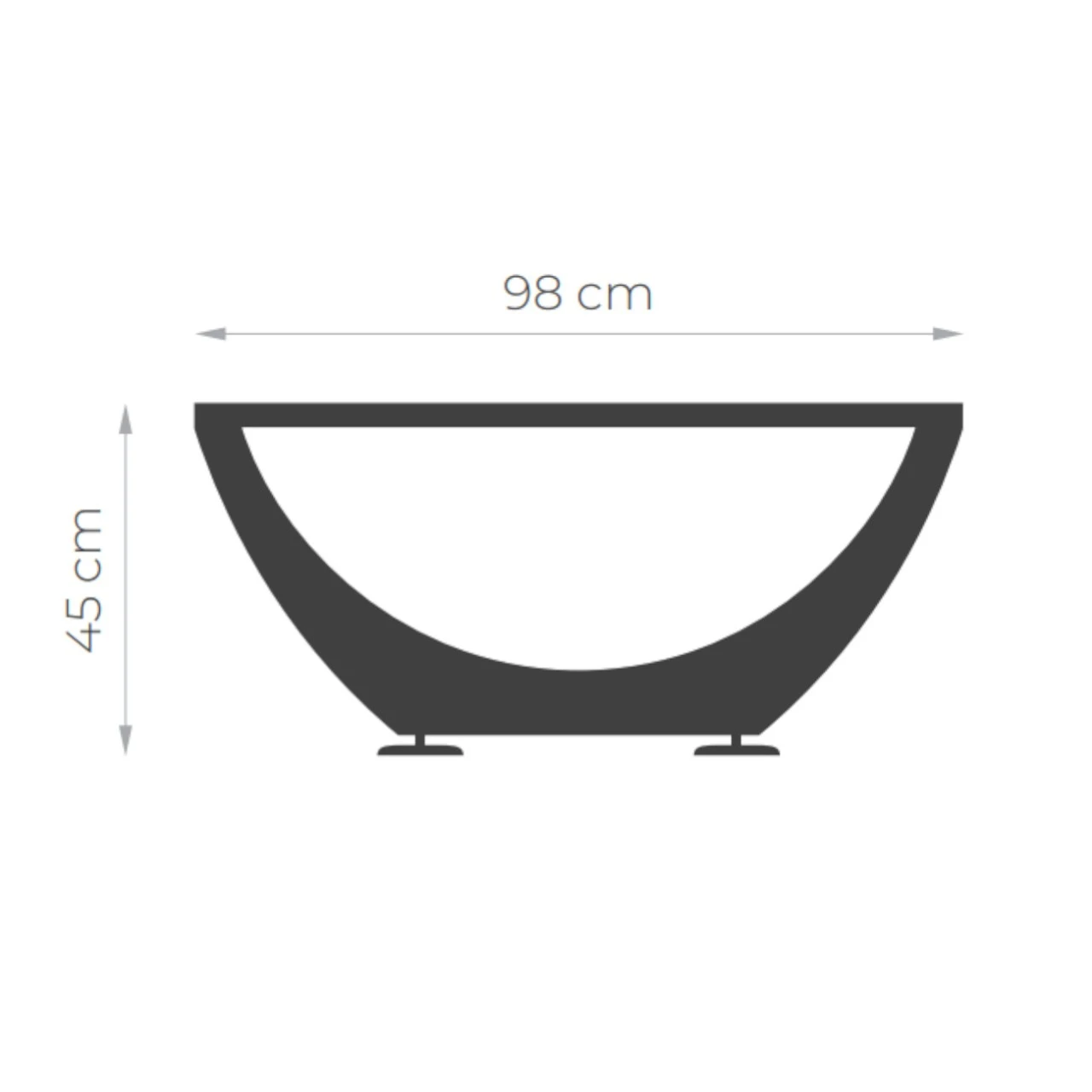 Narie Outdoor Lounge Sitzgruppe Mit Couch Tisch Cortenstahl Ice Weiß – Bild 16