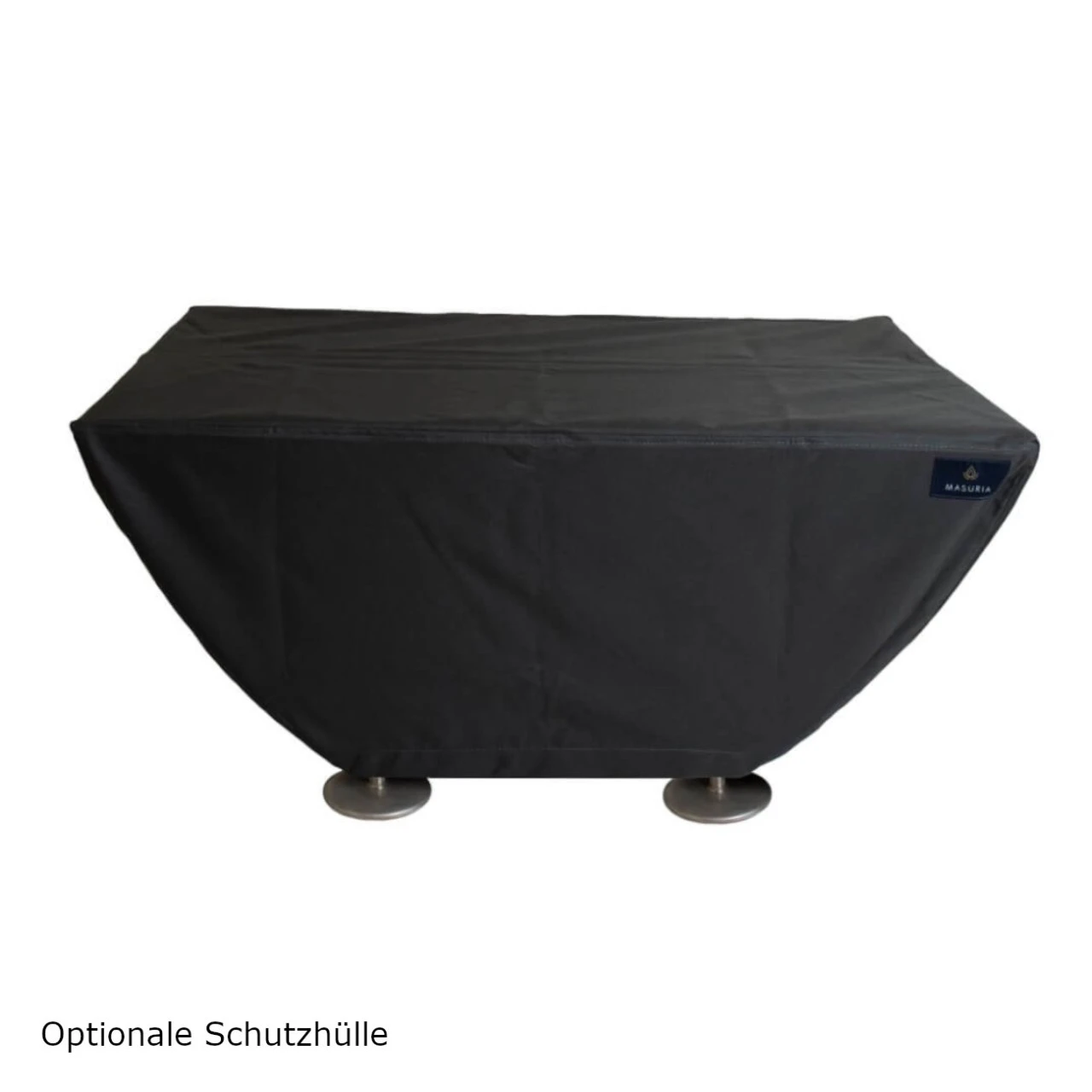 Narie Outdoor Lounge Sitzgruppe Mit Couch Tisch Cortenstahl Ice Weiß – Bild 19