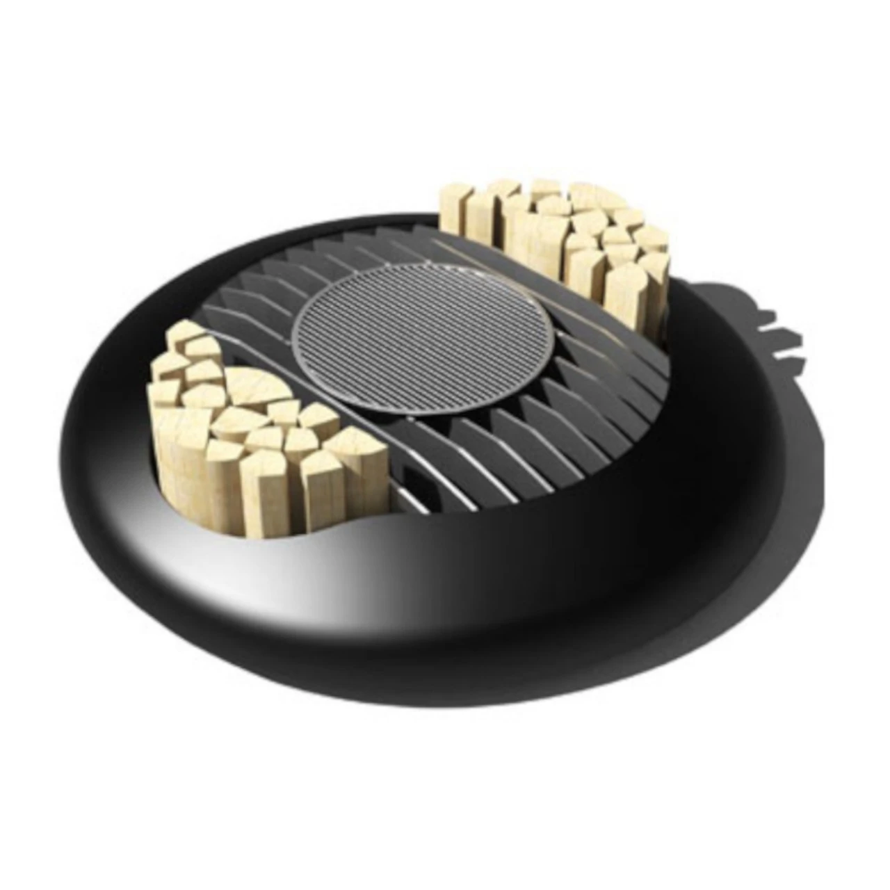 Mime Designer Feuerschale Gartenkamin Optionaler Grill – Bild 3