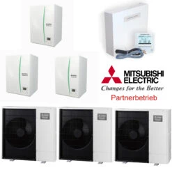 Zubadan Inverter Mit Hydromodul Kaskade Set Mit 42 Kw - SZ 3.140 Heizen